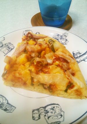 ホットケーキミックスでなんちゃってピザ-レシピのメイン写真