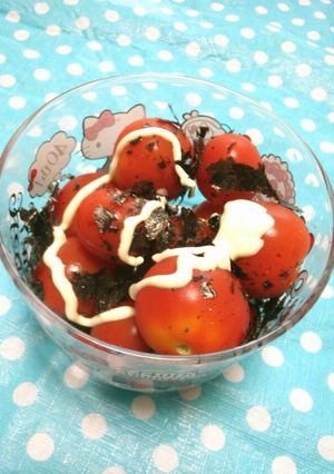 トマト海苔サラダ-レシピのメイン写真