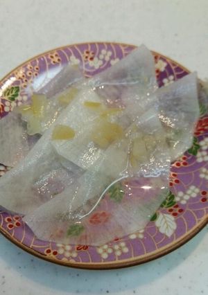 レモン塩で簡単♪大根の千枚漬け風-レシピのメイン写真