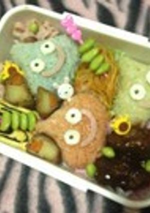 スライムキャラ弁-レシピのメイン写真