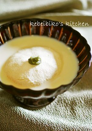 鍋で作る＊ざる豆腐の豆乳浸し-レシピのメイン写真