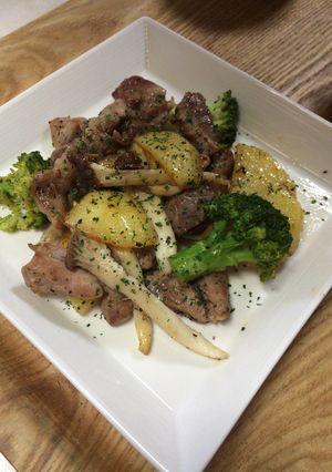 豚ロースとじゃがいものガーリック焼き-レシピのメイン写真