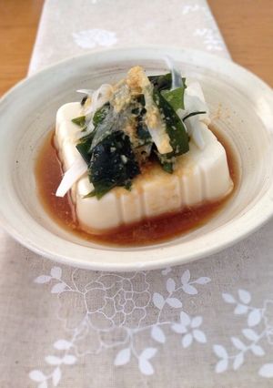 ＊生姜ポン酢deわかめの冷奴＊-レシピのメイン写真