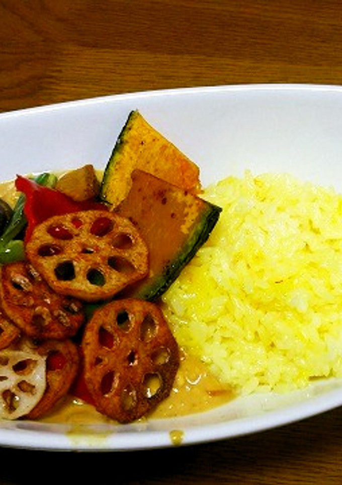 野菜の素揚げを添えた♥フレンチ風カレー-レシピのメイン写真