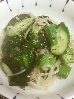 きゅうりともやしの酢の物-レシピのメイン写真
