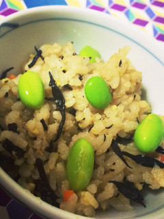 えだまめたっぷり!炊き込みご飯-レシピのメイン写真