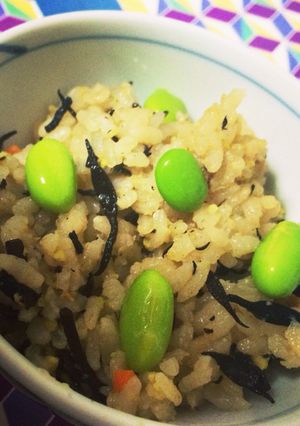 えだまめたっぷり！炊き込みご飯-レシピのメイン写真