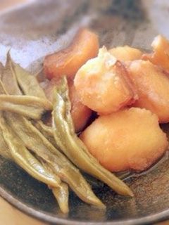 ジャガイモといんげんの揚げ煮☆-レシピのメイン写真