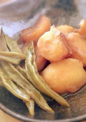 ジャガイモといんげんの揚げ煮☆-レシピのメイン写真