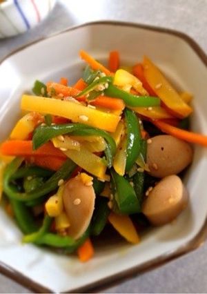 あと一品に！夏野菜の簡単甘酢炒め-レシピのメイン写真