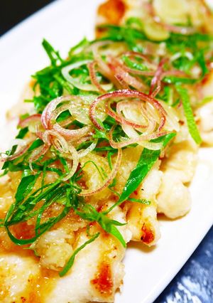 夏！さっぱり鶏むね焼肉☆薬味おろしぽん酢-レシピのメイン写真