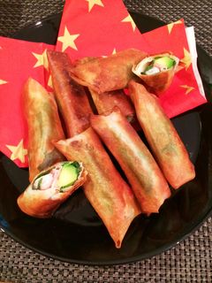 アボカドと生ハムの春巻き-レシピのメイン写真