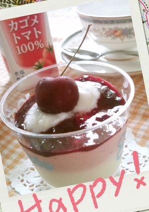 トマト＆チェリーのムース＋チーズプリン-レシピのメイン写真