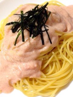 ぽてぽて♥︎明太子クリームパスタ-レシピのメイン写真