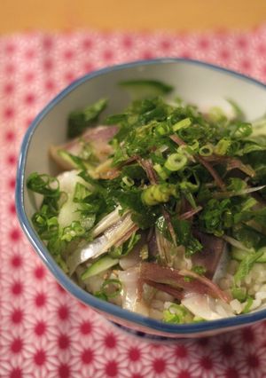 しめ鯖のチラシ風-レシピのメイン写真