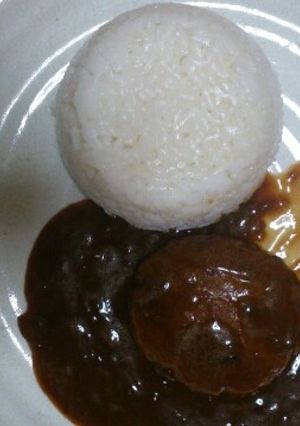 楽したい日のハンバーグシチュー-レシピのメイン写真