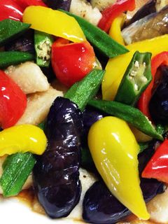 暑い日のご馳走♪茄子と夏野菜の煮浸し☆-レシピのメイン写真