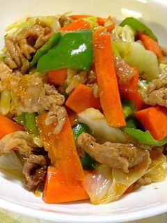 生姜香る♪甘辛野菜炒め-レシピのメイン写真