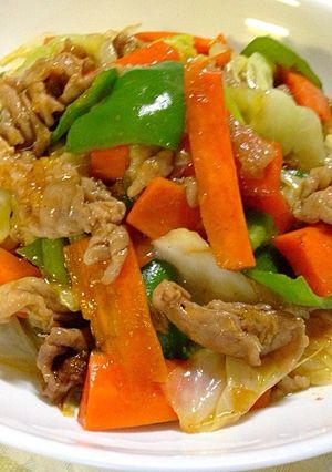 生姜香る♪甘辛野菜炒め-レシピのメイン写真