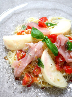桃ジャムで桃パスタ-レシピのメイン写真