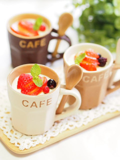 ♡カルピスのふわふわレアチーズムース♡-レシピのメイン写真