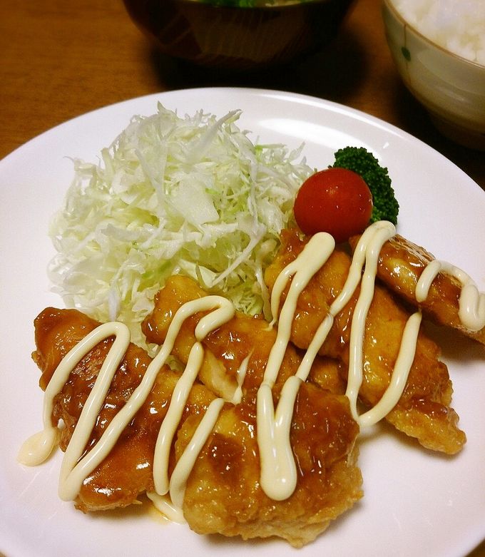 クックパッド 鶏むね肉の甘酢てりマヨ♪ by 来夢☆彡 【クックパッド】 簡単おいしい
