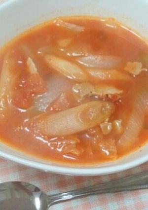 爽やか！トマトキムチスープ-レシピのメイン写真