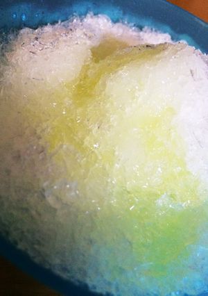 カキ氷☆カルピスレモン味-レシピのメイン写真