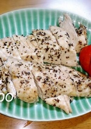 レンジで簡単！ヘルシーなスパイシーチキン-レシピのメイン写真