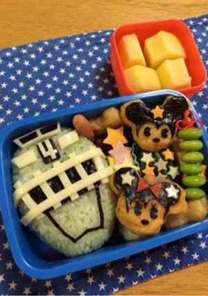 キャラ弁◆トッキュウジャー(4号)-レシピのメイン写真