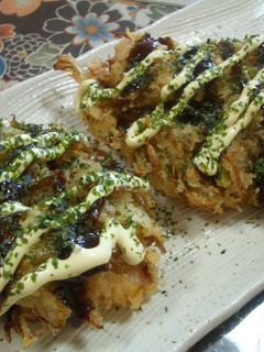 お好み焼き?たこ焼き?フライ♪-レシピのメイン写真
