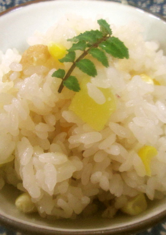 さつま芋とコーンの炊き込みご飯-レシピのメイン写真