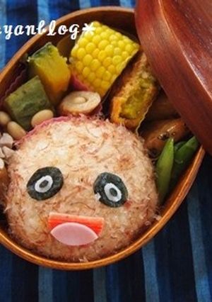 妖怪ウォッチ＊砂夫のキャラ弁-レシピのメイン写真