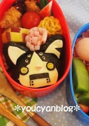 妖怪ウォッチ＊ロボニャンのキャラ弁-レシピのメイン写真