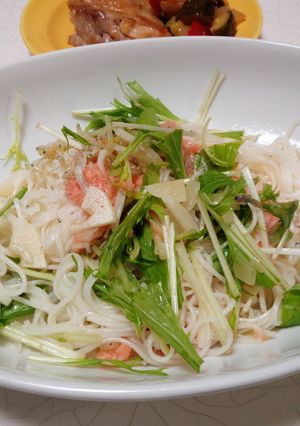 タラコバター仕立てのスープ素麺♪-レシピのメイン写真