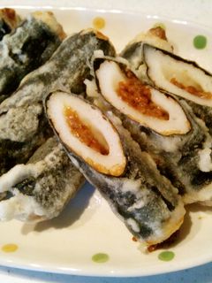 納豆ちくわの磯辺揚げ☆-レシピのメイン写真