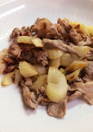 豚とセロリの梅肉炒め-レシピのメイン写真