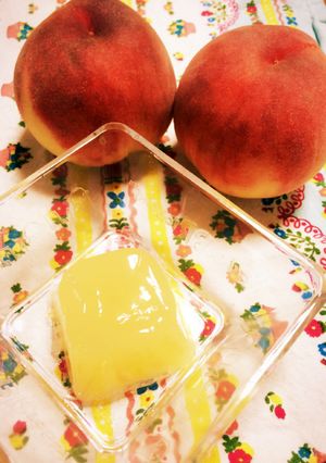 ぷるぷる♪りんごと桃の寒天ゼリー-レシピのメイン写真