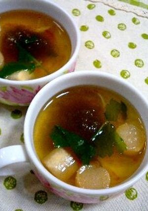 簡単♪カップでお吸い物♡-レシピのメイン写真