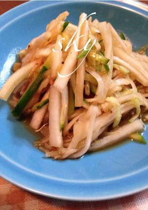 熱いドレッシング⁈大根サラダ♪-レシピのメイン写真