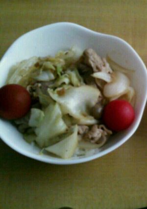 一人ランチに☆簡単豚丼-レシピのメイン写真