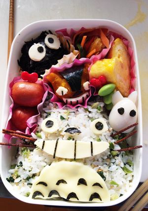 キャラ弁☆となりのトトロ-レシピのメイン写真
