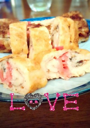 パパの大好物♪紅生姜の卵焼き❤-レシピのメイン写真