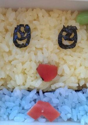 キャラ弁 ふなっしー♪-レシピのメイン写真