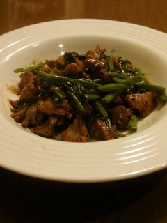 砂肝と空芯菜の豆鼓醤炒め-レシピのメイン写真