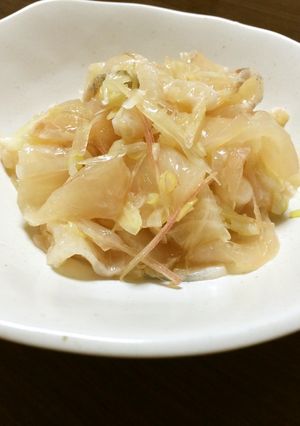 カンパチと香味野菜の塩ごま油和え-レシピのメイン写真