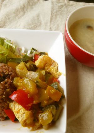 油あげで和風白味噌ラタトゥイユ-レシピのメイン写真