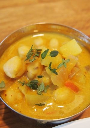 ひよこ豆のトマト&ココナッツカレー-レシピのメイン写真