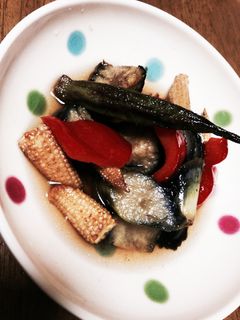 夏野菜の揚げ浸し-レシピのメイン写真