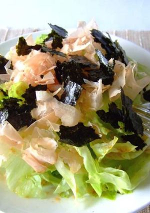 レタスと海苔のサラダ-レシピのメイン写真